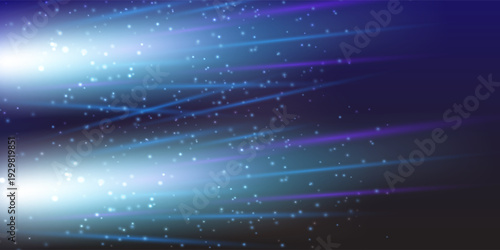 Vibrant abstract blue and white gradient visual with smooth flowing lines and light ray accents. Creates a calming, modern look perfect for digital backgrounds,