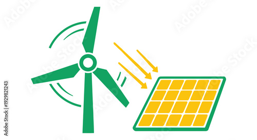 renewable energy sources, solar and wind power