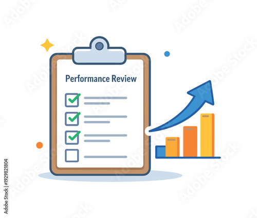 Annual performance review and employee evaluation process within a structured corporate environment focused on measurable growth and constructive