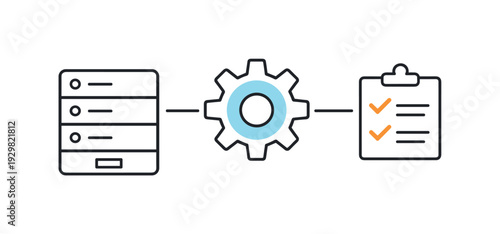 Enterprise resource planning system integration and centralized business control in a corporate operations environment, a simple server block