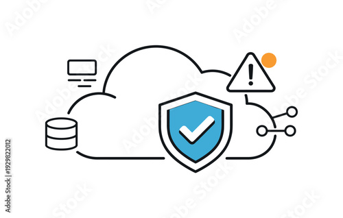Cloud security posture management dashboard for enterprise IT teams identifying misconfigurations across multi cloud environments, a simplified cloud