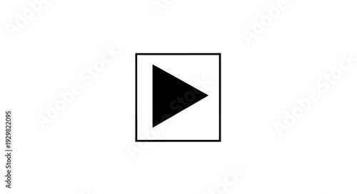 Free Download Black Play Button Icon on White Background. - GFXLoad