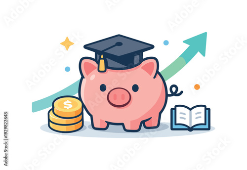 Long-term education savings plan and future investment preparation in a responsible financial planning environment focused on supporting academic