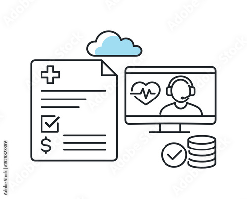 Digital therapeutics reimbursement coding workflow for specialty healthcare providers submitting remote care sessions to insurers, a simplified