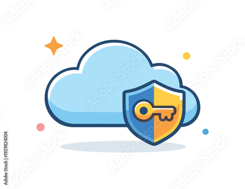Cloud security upgrade and protected online infrastructure in a modern technology context centered on safeguarding digital assets and preventing