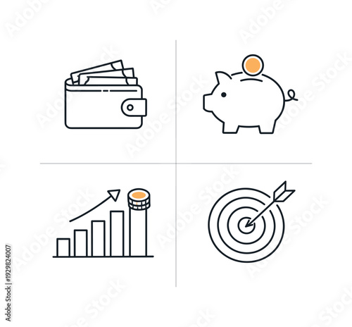 Personal financial planning and long-term wealth management strategy for individuals and families, presenting budgeting, saving, investing, and goal