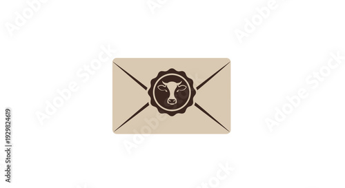 Envelope with Official Seal or Stamp.