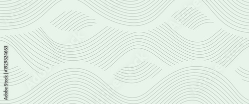 farm green banner, organic abstract background with fields. wavy green lines, natural organic products. ecology background. striped farmer green Pattern