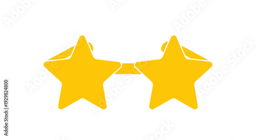 Golden Stars Shining Bright Together.