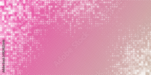 Pink and White halftone grunge texture background. vector illustration