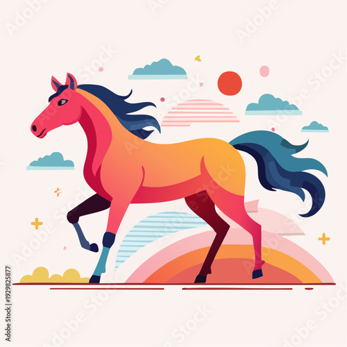 horse vector illustration
