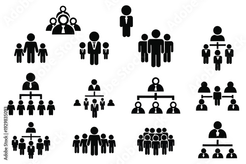 Various organizational structures and teamwork concepts