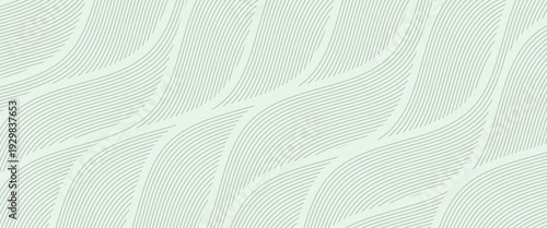 farm green banner, organic abstract background with fields. wavy green lines, natural organic products. ecology background. striped farmer green Pattern