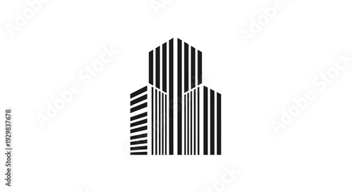 Barcode Symbol Graphic Design Element.