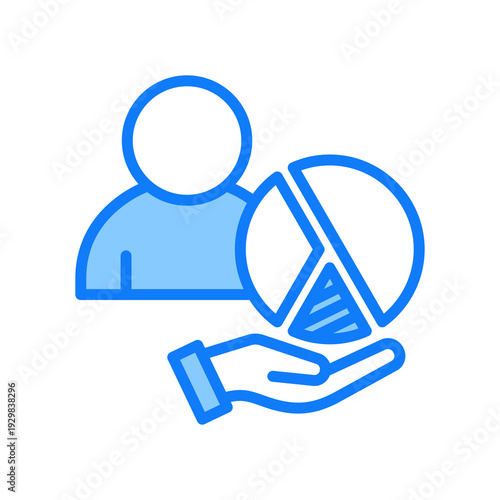 Contributor blue icon 