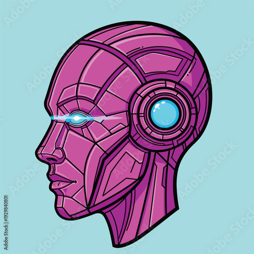 A vibrant and modern illustration of lips, perfect for beauty, fashion, or cosmetic marketing. Its bold color palette and graphic style offer a striki