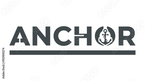 Anchor Logo: Clean and modern, this logo features a stylized anchor symbol, conveying stability and a strong foundation.