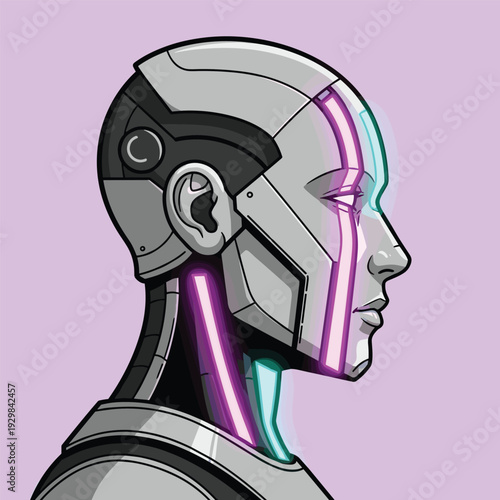 A minimalist, graphic illustration of a building's corner. Ideal for tech, innovation concepts, or as a modern background element in digital design pr