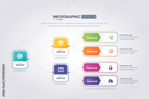 Template infographic