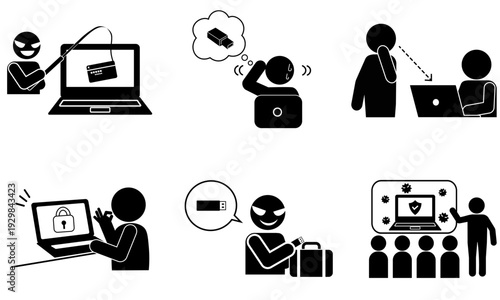 情報セキュリティ対策ピクトグラムセット