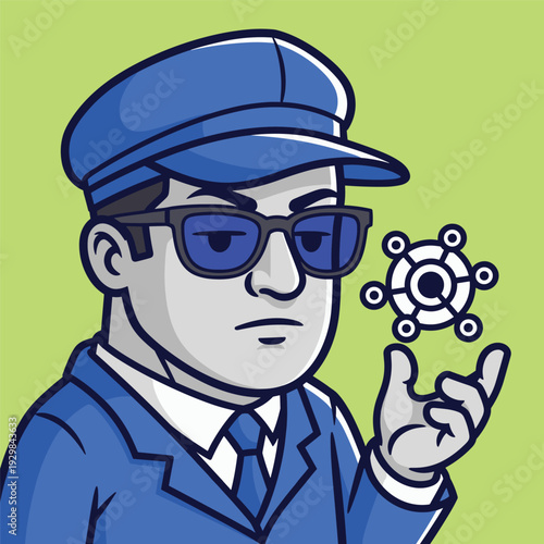 A vibrant, stylized illustration of a medicine bottle. Ideal for healthcare-related content, articles about wellness, or pharmaceutical marketing mate