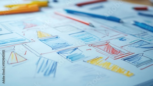 Chic Hand-Drawn Business Visualization. Customer Journey Maps, Sales Funnel Diagrams, and Strategic Insight Sketches.