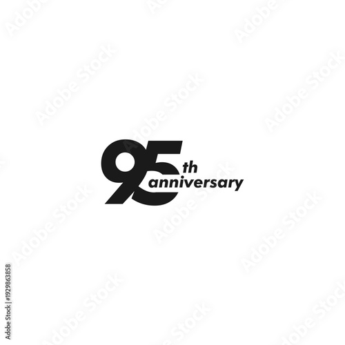 professional 95th anniversary logo,95th anniversary symbol,icon,celebrating 95th anniversary,95th anniversary logo,vector,illustration, logo, graphic, celebration, vector, background, banner, symbol
