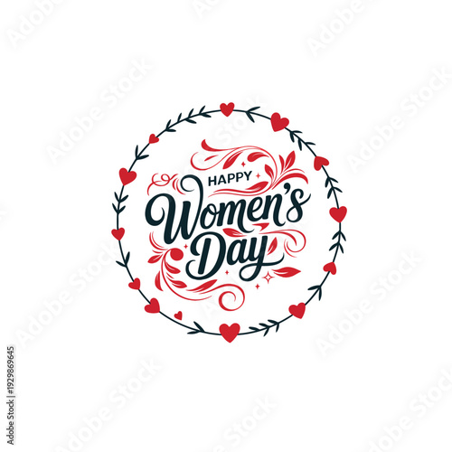 Women’s Day Celebration Banner with Elegant Lettering
Contemporary International Women’s Day Graphic Design
