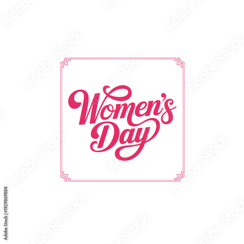 Women’s Day Celebration Banner with Elegant Lettering
Contemporary International Women’s Day Graphic Design
