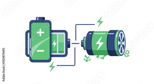Electric Car Battery Charging.