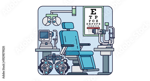 Eye Doctor Office Equipment.