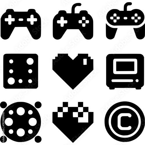 Video Game Icon Vector