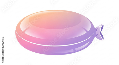 Whisk with pastel pink and purple hues kitchen utensil for mixing and blending