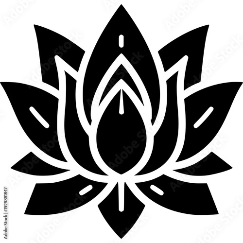 Lotus Icon Vector