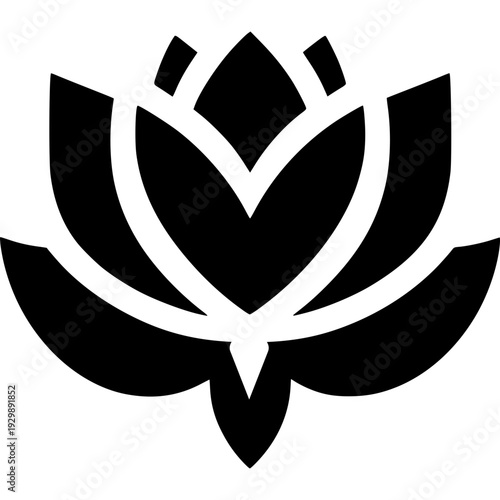 Lotus Icon Vector