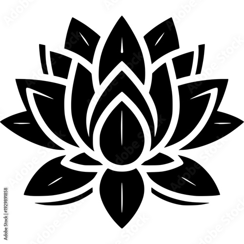 Lotus Icon Vector