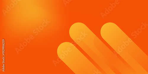 Abstract orange background with diagonal lines. Dynamic shapes composition.