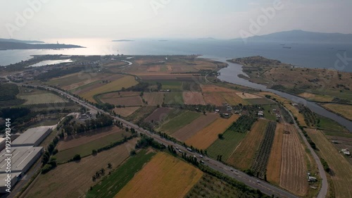 aerial view of the city