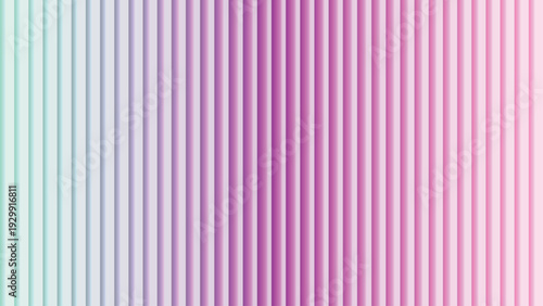 A captivating vertical striped pattern shows a smooth color transformation from cool mint green to warm magenta