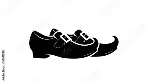 Black Leather Dress Shoes with Laces.