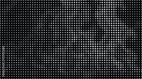 Abstract black and white geometric pattern with intricate lines and shapes