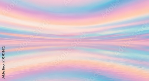 Pastel Gradient Abstract Background with Smooth Flowing Lines