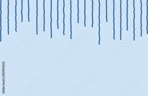 漫画背景 漫符ガーン効果線 青