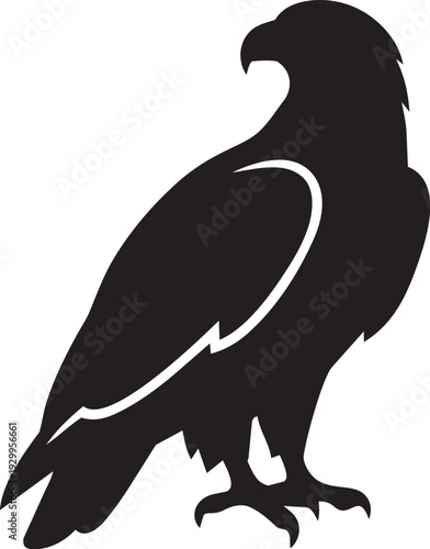 eagle silhouette vector