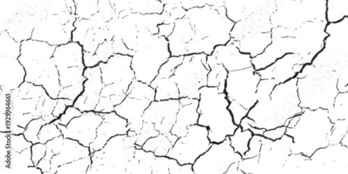 cracked ground, ground distress texture, damage texture. old wall background crack vector, grunge texture.