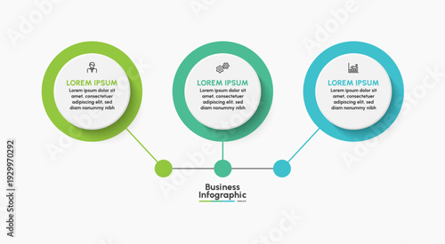 Business infographic design background template