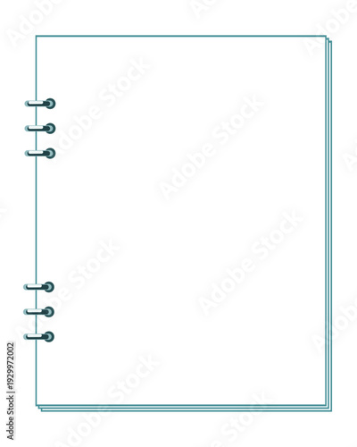 シンプルなメモ帳の背景素材