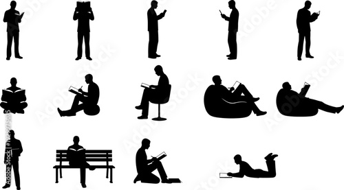 Military soldier silhouette collection featuring army infantry in tactical poses, saluting, aiming rifles, kneeling, and crawling for defense and war themed vector designs.