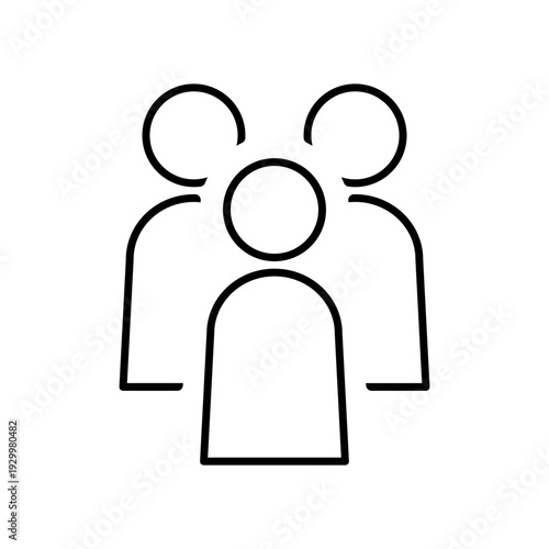 三人組のグループアイコン