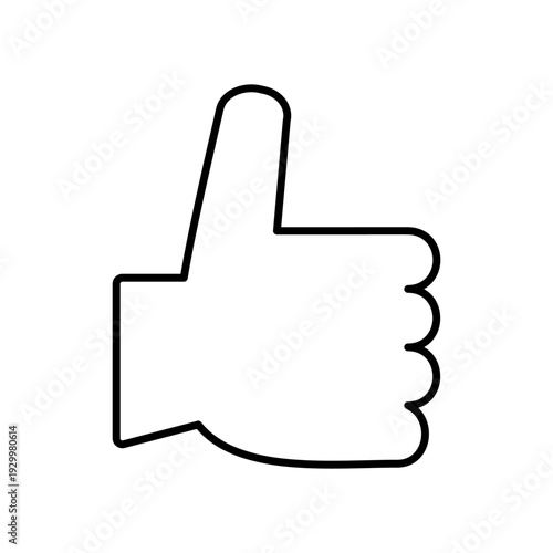 いいねを示す親指を立てたアイコン